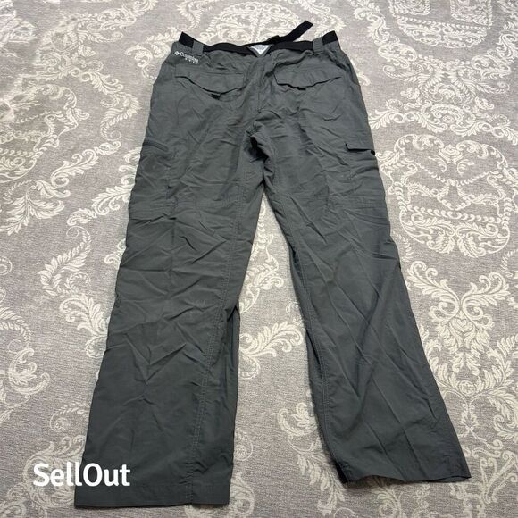 Columbia Men's Cargo Pants 36x30 Gray Omni-Shade Sun Protection - Picture 5 of 10